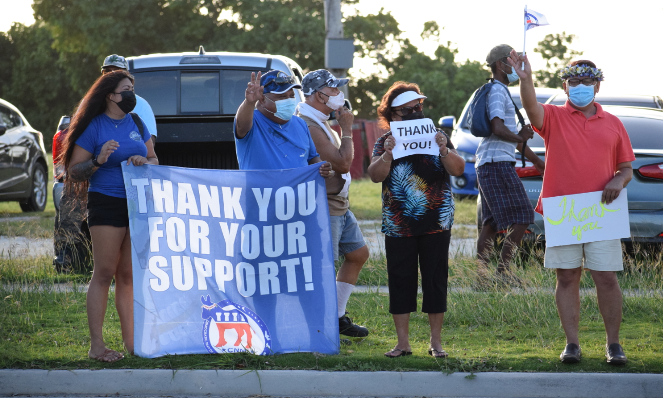 NMI Democratic Party says 'Thank You' | Garapan Fishing Base, Nov. 6, 2020